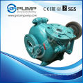 Anti-abrasive mining ash pump with rubber lined impeller
